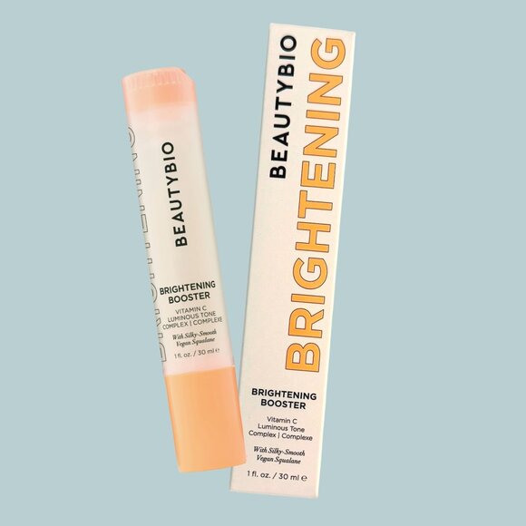 Brightening Booster BeautyBio Vitamin C Vegan Squalane Hydrating Full Size - Picture 1 of 7
